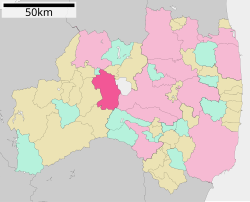 Aizuwakamatsu in Fukushima Prefecture Ja
